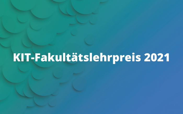 Schriftzug KIT-Fakultätslehrpreis